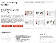 Tablet Screenshot of javascriptpopupwindow.com
